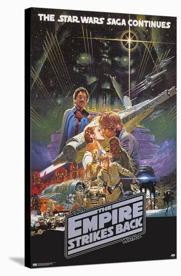 Star Wars: The Empire Strikes Back - Kiss One Sheet-Trends International-Stretched Canvas