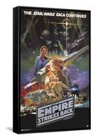 Star Wars: The Empire Strikes Back - Kiss One Sheet-Trends International-Framed Stretched Canvas