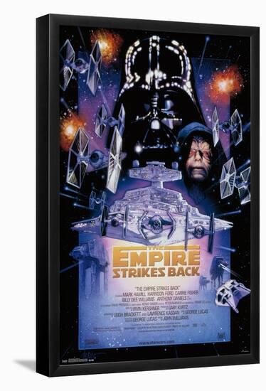 Star Wars: The Empire Strikes Back - One Sheet 2-Trends International-Framed Poster