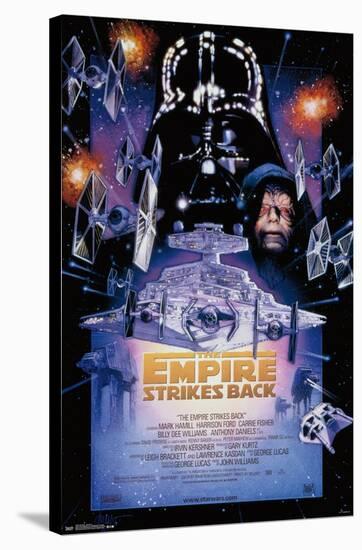 Star Wars: The Empire Strikes Back - One Sheet 2-Trends International-Stretched Canvas