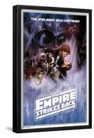 Star Wars: The Empire Strikes Back - One Sheet (No Billing Block)-Trends International-Framed Poster