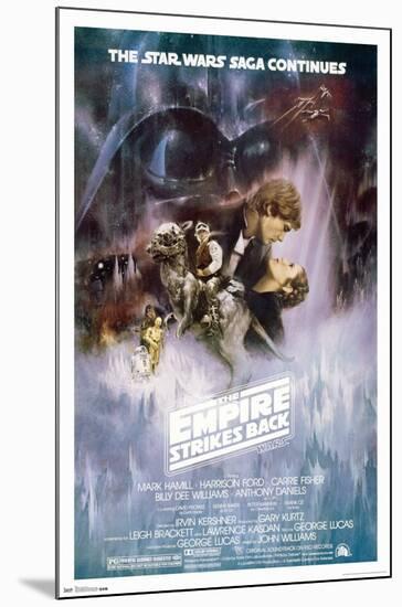 Star Wars: The Empire Strikes Back - The Saga Continues One Sheet-Trends International-Mounted Poster