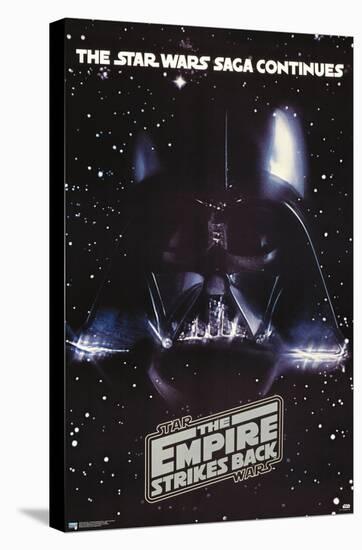 Star Wars: The Empire Strikes Back - Vader One Sheet-Trends International-Stretched Canvas