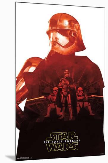 Star Wars: The Force Awakens - Captain Phasma Badge-Trends International-Mounted Poster