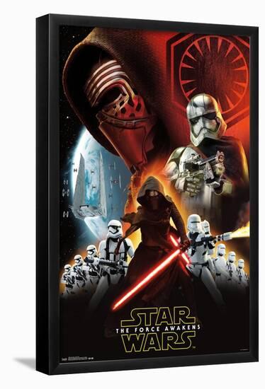 Star Wars: The Force Awakens - Dark Side-Trends International-Framed Poster