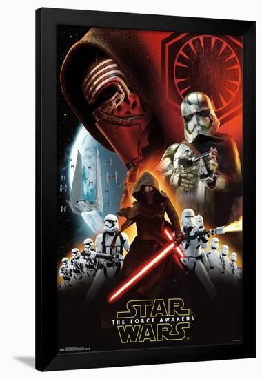 Star Wars: The Force Awakens - Dark Side-Trends International-Framed Poster