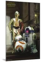 Star Wars: The Force Awakens - Droids-Trends International-Mounted Poster