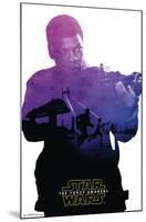Star Wars: The Force Awakens - Finn Badge-Trends International-Mounted Poster