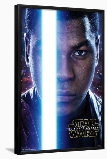 Star Wars: The Force Awakens - Finn Portrait-Trends International-Framed Poster