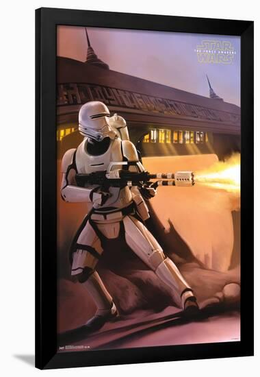 Star Wars: The Force Awakens - Fire-Trends International-Framed Poster