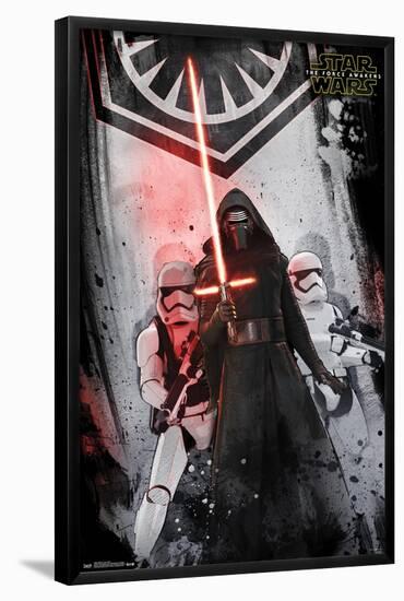 Star Wars: The Force Awakens - First Order-Trends International-Framed Poster