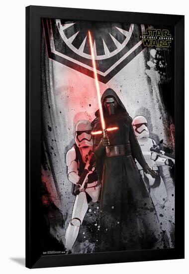 Star Wars: The Force Awakens - First Order-Trends International-Framed Poster