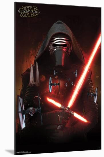 Star Wars: The Force Awakens - Kylo Ren-Trends International-Mounted Poster