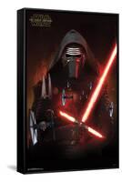 Star Wars: The Force Awakens - Kylo Ren-Trends International-Framed Stretched Canvas