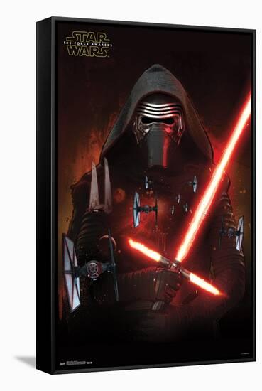 Star Wars: The Force Awakens - Kylo Ren-Trends International-Framed Stretched Canvas