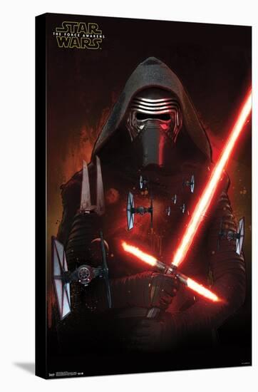 Star Wars: The Force Awakens - Kylo Ren-Trends International-Stretched Canvas