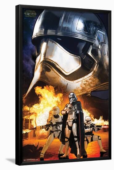 Star Wars: The Force Awakens - Troopers-Trends International-Framed Poster