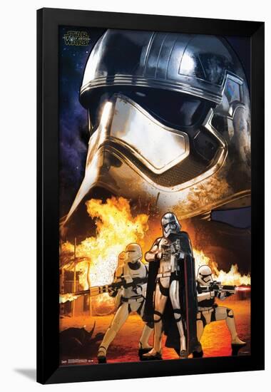 Star Wars: The Force Awakens - Troopers-Trends International-Framed Poster