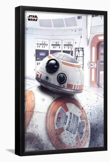 Star Wars: The Last Jedi - BB-8-Trends International-Framed Poster