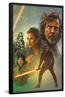 Star Wars: The Last Jedi - Celebration Mural-Trends International-Framed Poster