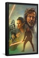Star Wars: The Last Jedi - Celebration Mural-Trends International-Framed Poster