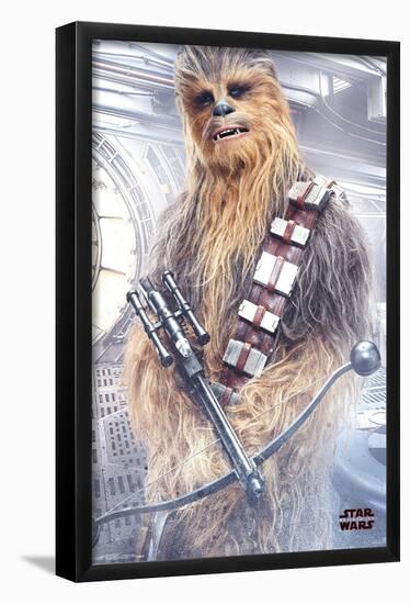 Star Wars: The Last Jedi - Chewie-Trends International-Framed Poster