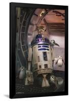 Star Wars: The Last Jedi - Droid And Porg-Trends International-Framed Poster