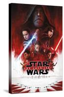 Star Wars: The Last Jedi - One Sheet (No Billing Block)-Trends International-Stretched Canvas