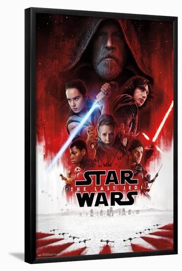 Star Wars: The Last Jedi - One Sheet-Trends International-Framed Poster