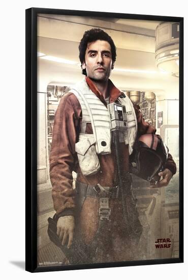 Star Wars: The Last Jedi - Poe-Trends International-Framed Poster