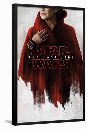 Star Wars: The Last Jedi - Red Leia-Trends International-Framed Poster