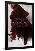 Star Wars: The Last Jedi - Red Luke-Trends International-Framed Poster