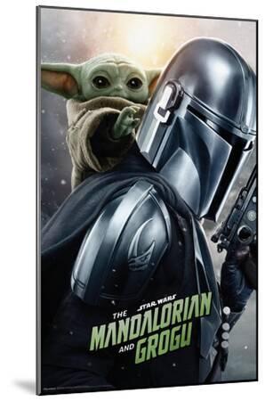Star Wars: The Mandalorian And Grogu Movie Wood-Mounted Art - Buy