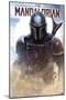 Star Wars: The Mandalorian - Battle-Trends International-Mounted Poster