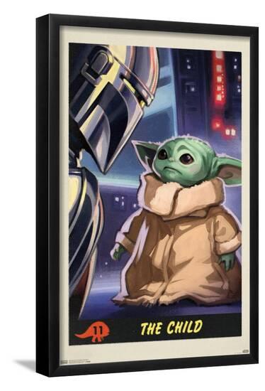 Star Wars: The Mandalorian - Child Number 11 Premium Poster--Framed Poster
