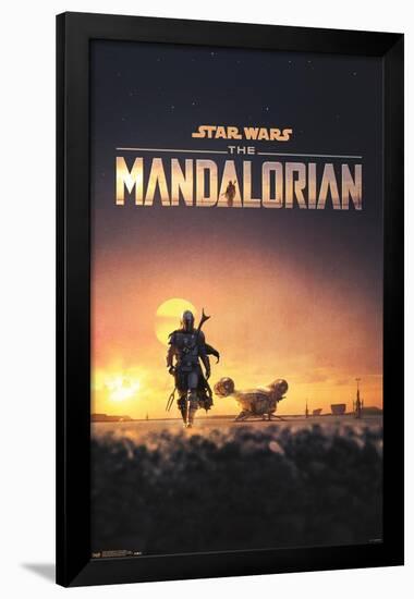 Star Wars: The Mandalorian - D23 One Sheet Premium Poster-null-Framed Standard Poster