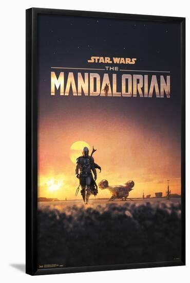 Star Wars: The Mandalorian - D23 One Sheet-Trends International-Framed Poster