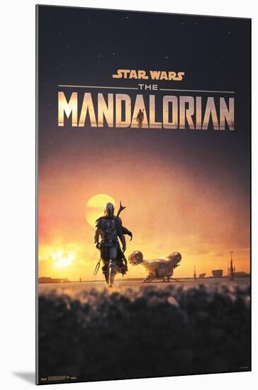 Star Wars: The Mandalorian - D23 One Sheet-Trends International-Mounted Poster