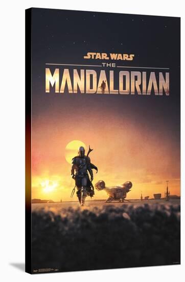 Star Wars: The Mandalorian - D23 One Sheet-Trends International-Stretched Canvas