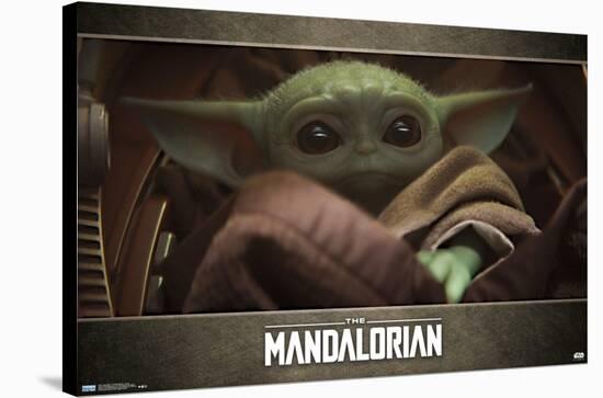 Star Wars: The Mandalorian - Eyes-Trends International-Stretched Canvas