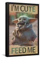 Star Wars: The Mandalorian - Feed Me-Trends International-Framed Poster