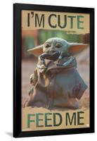 Star Wars: The Mandalorian - Feed Me-Trends International-Framed Poster