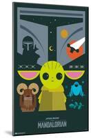 Star Wars: The Mandalorian - Geo Pop Group-Trends International-Mounted Poster