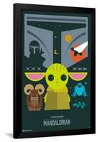 Star Wars: The Mandalorian - Geo Pop Group-Trends International-Framed Poster