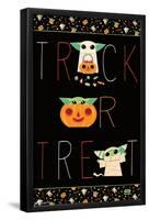 Star Wars: The Mandalorian - Grogu Trick or Treat-Trends International-Framed Poster