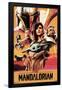 Star Wars: The Mandalorian - Group Collage-Trends International-Framed Poster