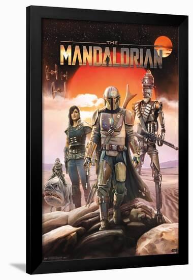 Star Wars: The Mandalorian - Group-Trends International-Framed Poster