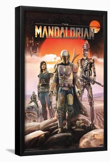 Star Wars: The Mandalorian - Group-Trends International-Framed Poster