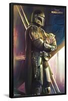 Star Wars: The Mandalorian - Held-Trends International-Framed Poster