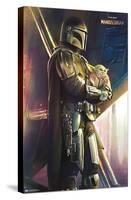 Star Wars: The Mandalorian - Held-Trends International-Stretched Canvas